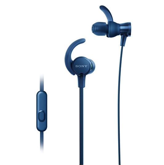 SONY MDR-XB510AS  In-Ear Sports Headphones with Mic (Blue)