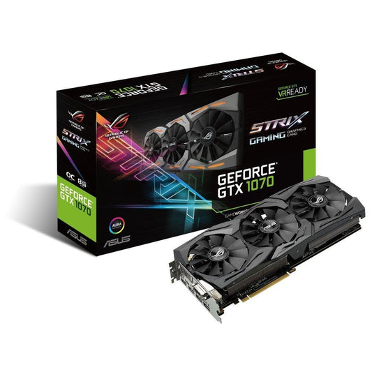 ASUS GeForce GTX 1070 8GB ROG STRIX OC Graphics Card for Gaming PC
