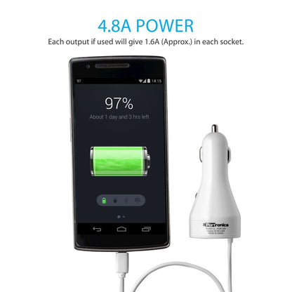 PORTRONIC 334 Car Power 2 3USB Port