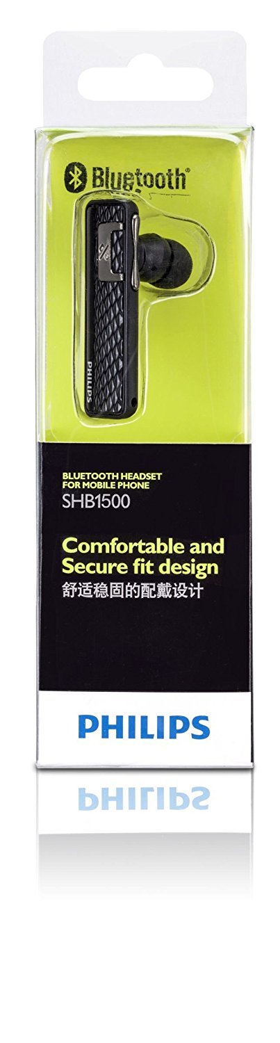 Philips SHB1500 In-Ear Bluetooth Headset (Black)