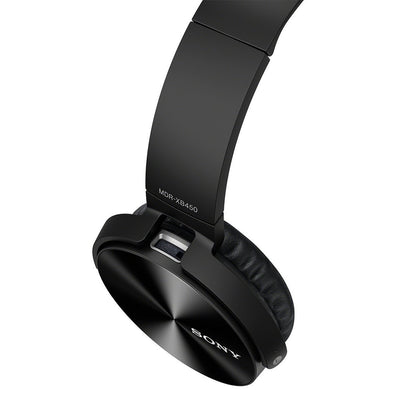 Sony MDR-XB450AP On-Ear Headphones with Mic (Black)