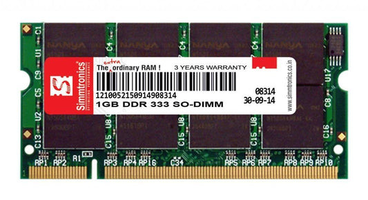 SIMMTRONICS 1GB DDR1 RAM for Desktop Computer/PC