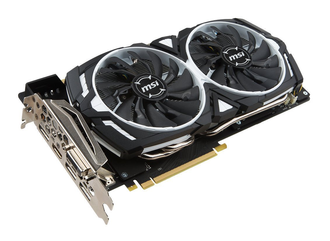 MSI GeForce GTX 1070 ARMOR 8GB OC DDR5 Graphics Card for Gaming PC