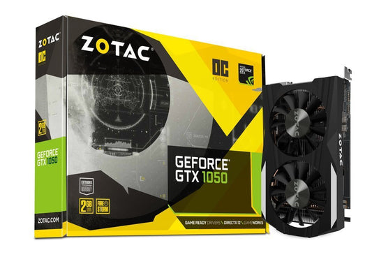 ZOTAC GeForce GTX 1050 2GB DDR5 OC DUAL Graphic Cards for Gaming PC