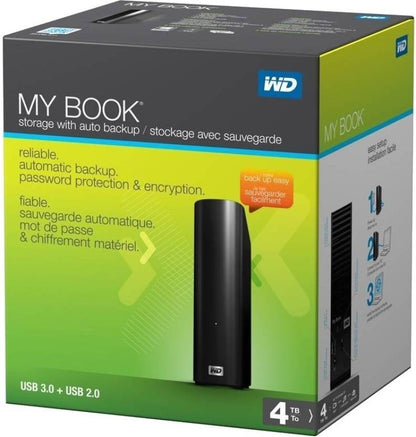 WD My Book Essential 3.5 inch 4TB External Hard Disk (Black)