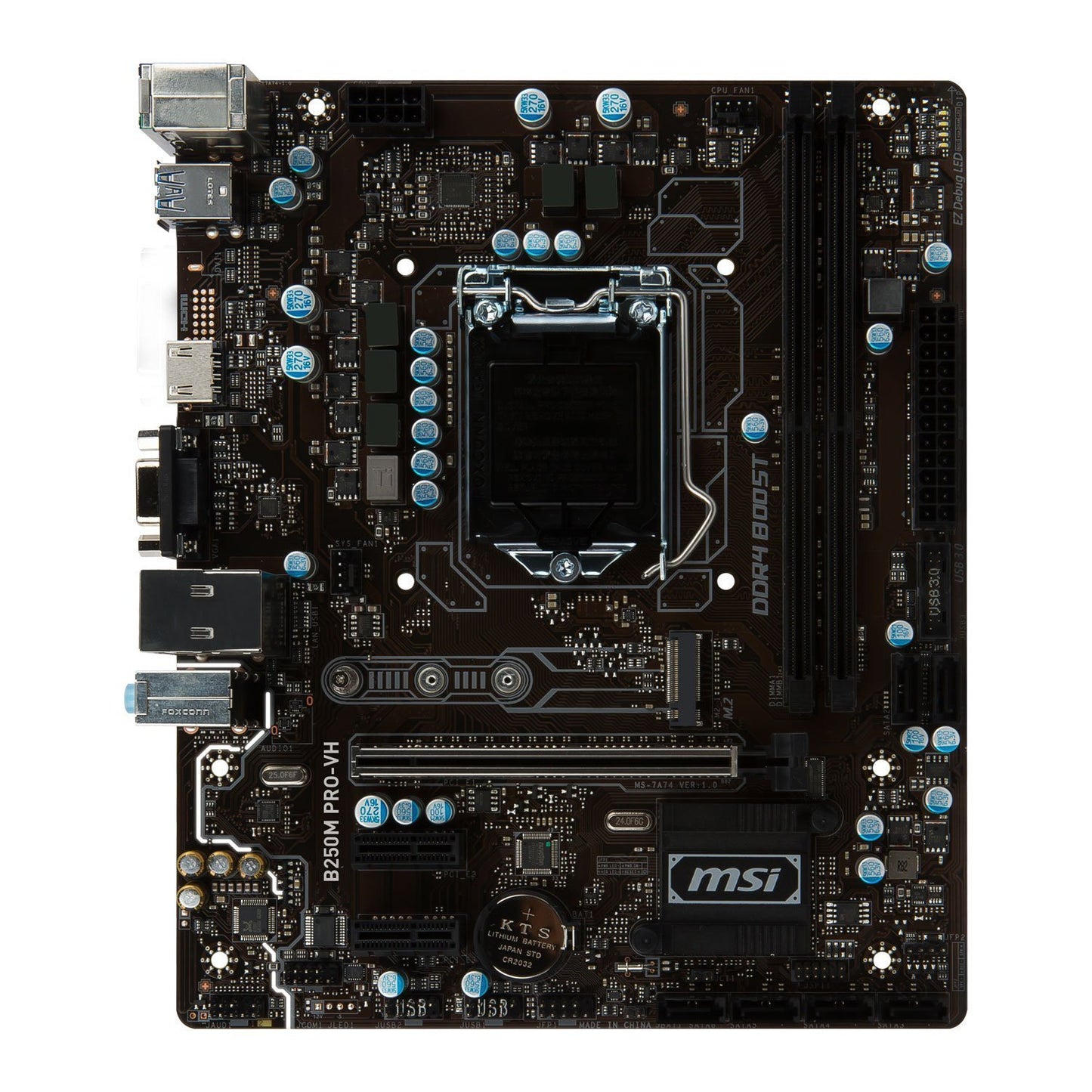 MSI B250M PRO-VH Intel Compatible Motherboard for Desktop Computer/PC