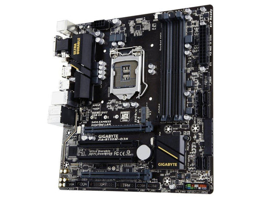 GIGABYTE B150M-D3H (1151) Intel Compatible Motherboard for Desktop Computer/PC
