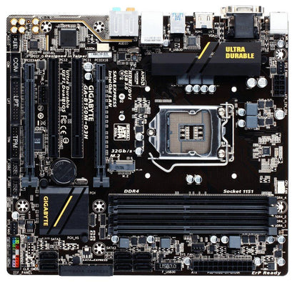 GIGABYTE B150M-D3H (1151) Intel Compatible Motherboard for Desktop Computer/PC