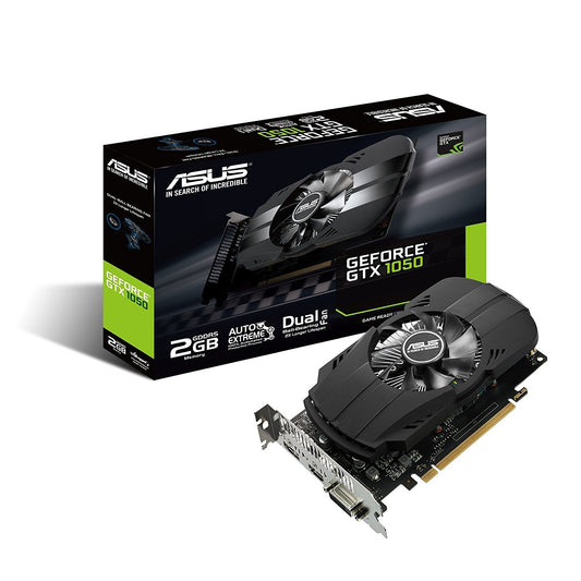 ASUS GeForce GTX 1050 2GB GDDR5 PHOENIX EDITION Graphics Card for Gaming PC