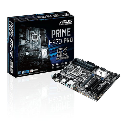 ASUS PRIME H270-PRO Intel Compatible Motherboard for Desktop Computer/PC
