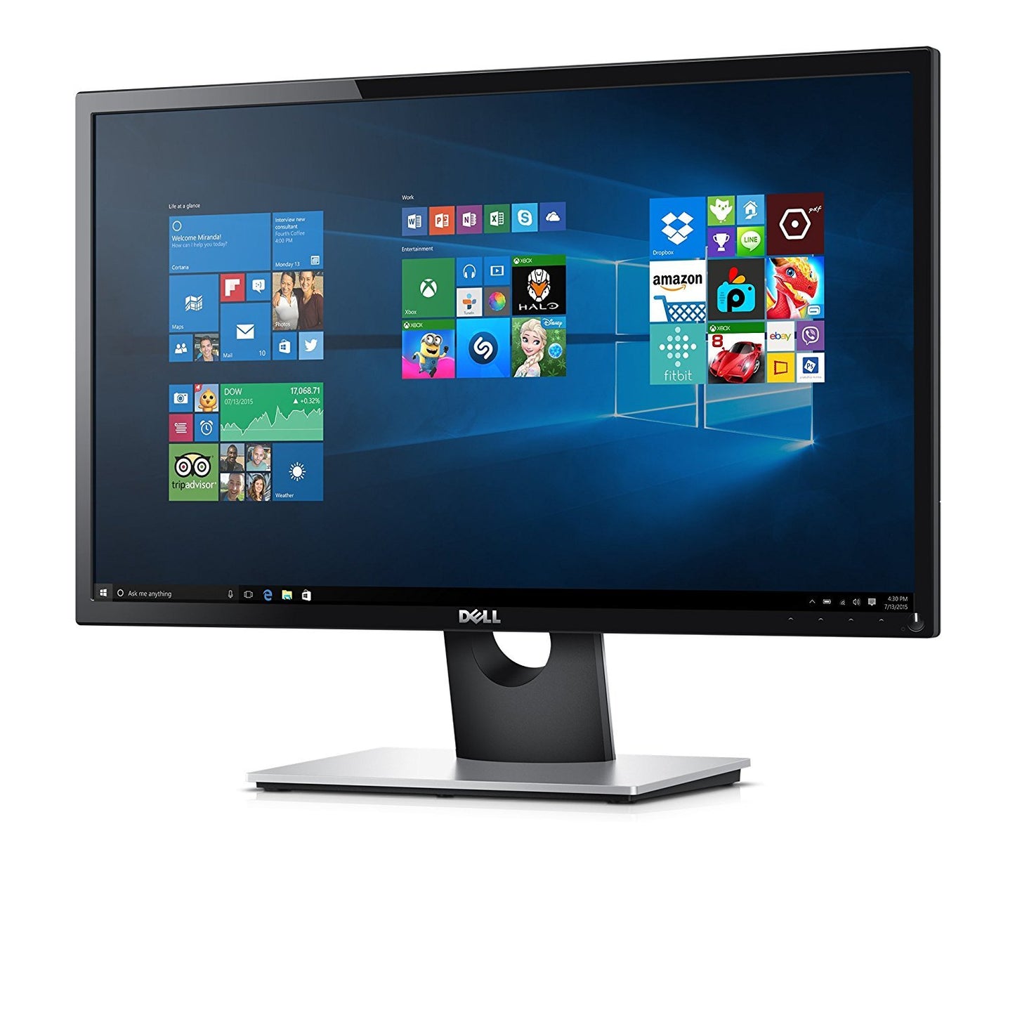 Dell 24" LED (SE2416H) Desktop Monitor for PC/Computer
