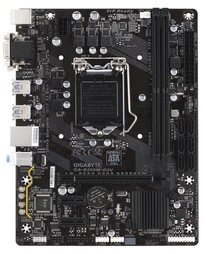 GIGABYTE B250M-D2V Intel Compatible Motherboard for Desktop Computer/PC