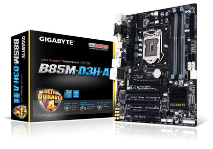 GIGABYTE B85M-D3H-A (1150) Intel Compatible Motherboard for Desktop Computer/PC