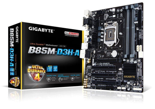 GIGABYTE B85M-D3H-A (1150) Intel Compatible Motherboard for Desktop Computer/PC