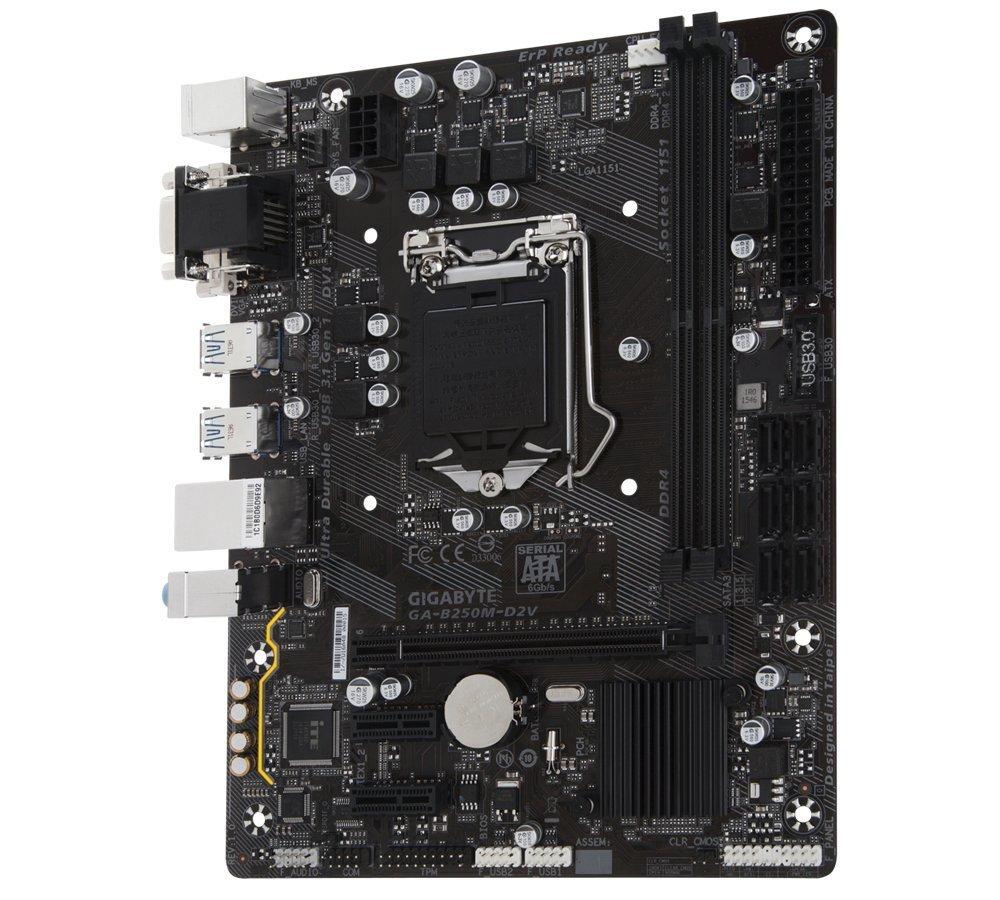 GIGABYTE B250M-D2V Intel Compatible Motherboard for Desktop Computer/PC