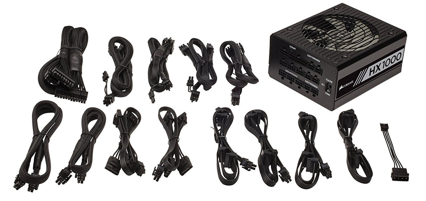CORSAIR HX1000 (1000Watt) Desktop Computer Power Supply/PSU/SMPS