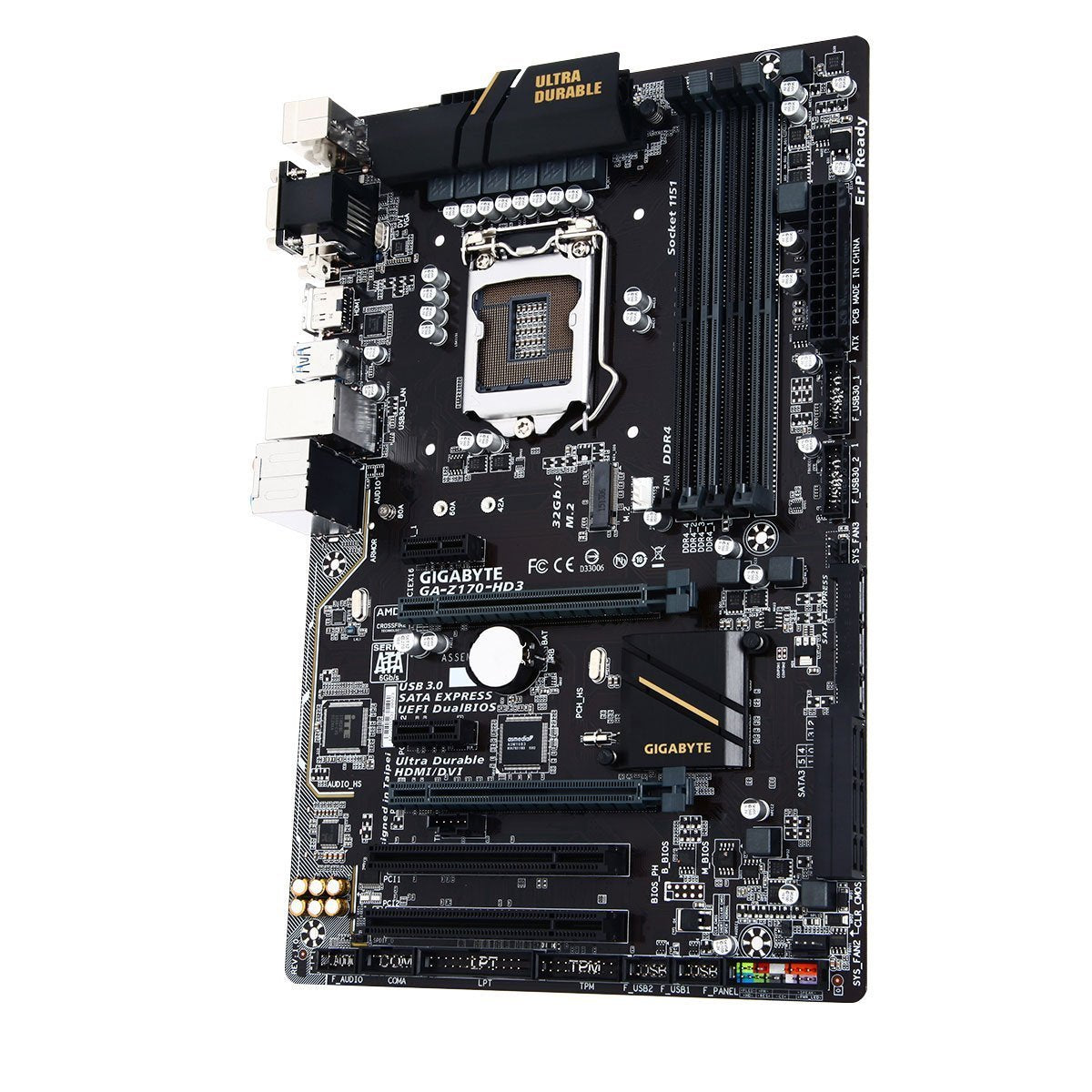 GIGABYTE Z170-HD3 Intel Compatible Motherboard for Desktop Computer/PC