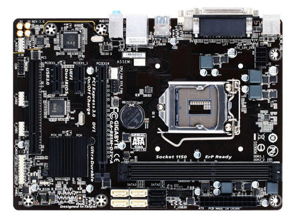 GIGABYTE B85M-D3V-A (1150) Intel Compatible Motherboard for Desktop Computer/PC