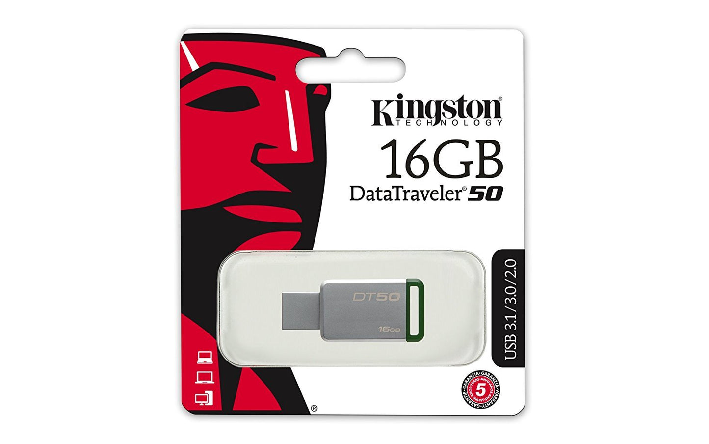 Kingston 16GB DataTraveler 50 USB 3.1 Pen Drive