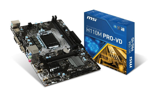 MSI H110M PRO-VDIntel Compatible Motherboard for Desktop Computer/PC