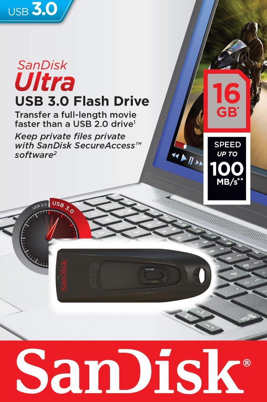 Sandisk 16GB USB 3.0 Pen Drive