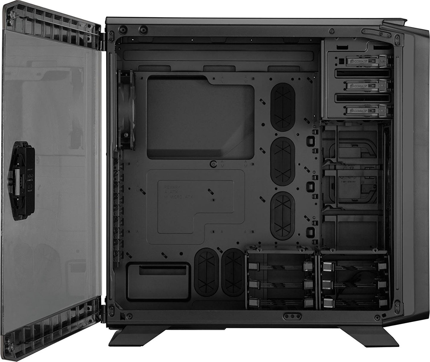 CORSAIR 760T BLACK Desktop Computer/PC Cabinet