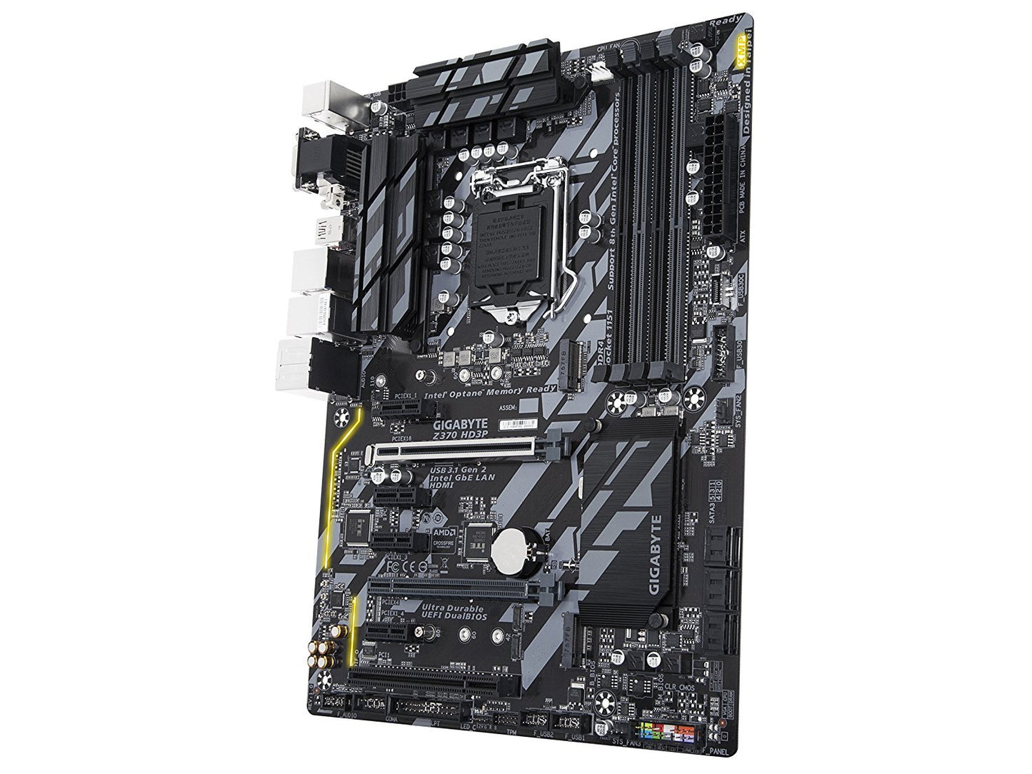 GIGABYTE Z370 HD3P LGA1151 Intel Compatible Motherboard for Desktop Computer/PC