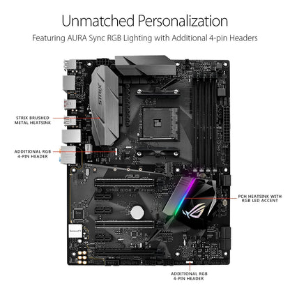 ASUS B350-F GAMING Compatible Motherboard for Desktop Computer/PC