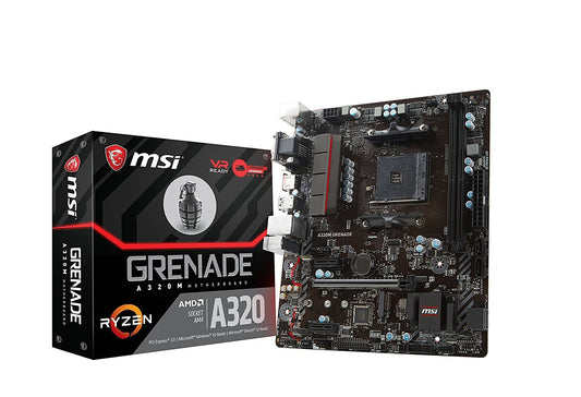 MSI A320M GRENADE Compatible Motherboard for Desktop Computer/PC