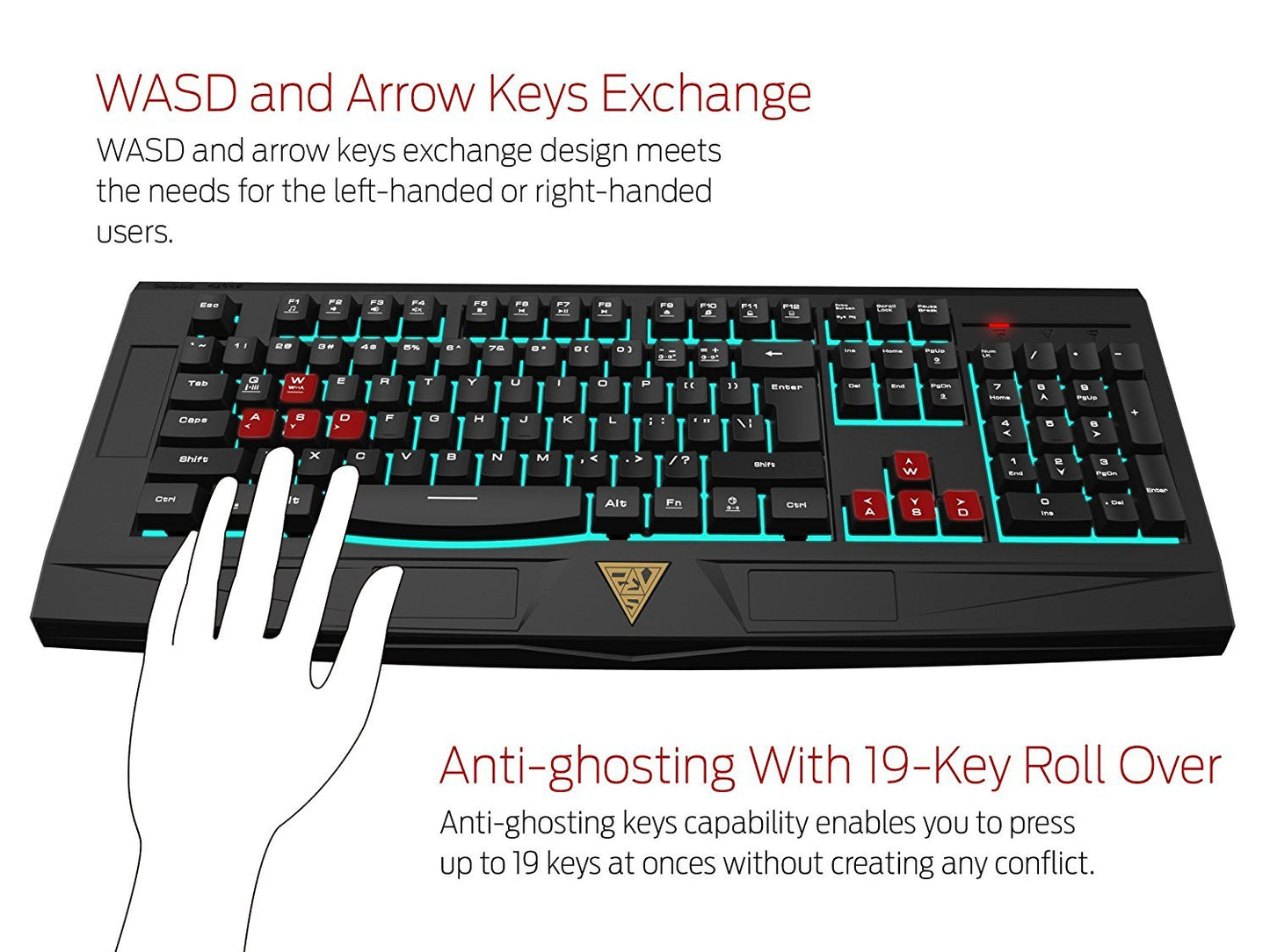 GAMDIAS GAMING (GKC 6001) KEYBOARD
