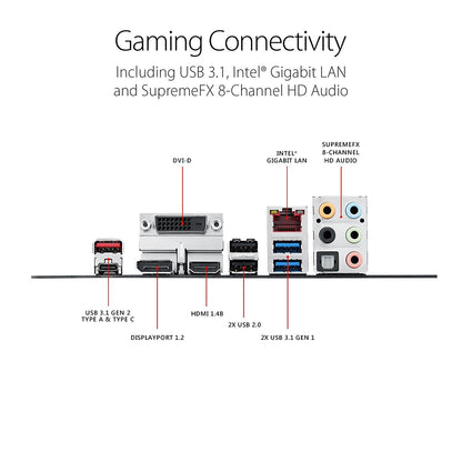 ASUS ROG STRIX Z370-F GAMING Intel Compatible Motherboard for Desktop Computer/PC
