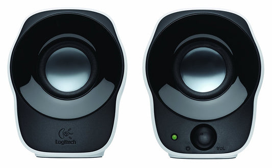 LOGITECH Z120 Stereo Speaker (Black and White)