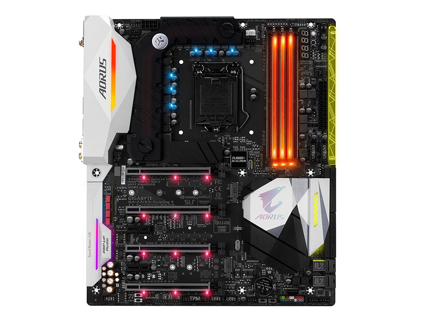 GIGABYTE Z270X-GAMING 9 AORUS Intel Compatible Motherboard for Desktop Computer/PC