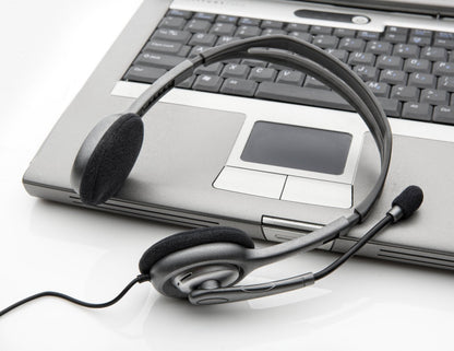 Logitech H110 Stereo Headset, Black & Grey