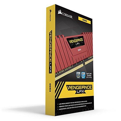 CORSAIR 8GB DDR4 Vengeance (2400Mhz) RAM for Desktop Computer/PC