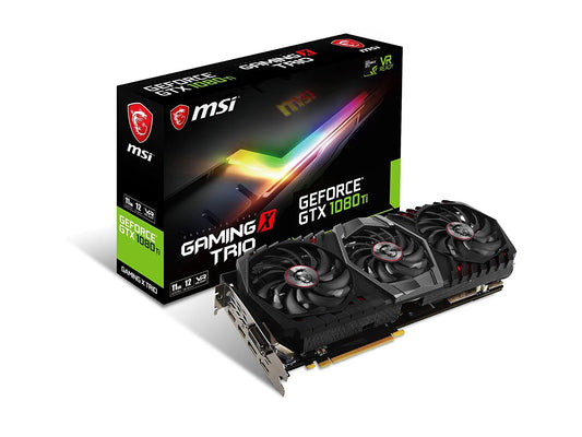MSI GEFORCE GTX1080Ti GAMINGX TRIO 11GB DDR5 Graphics Card for Gaming PC