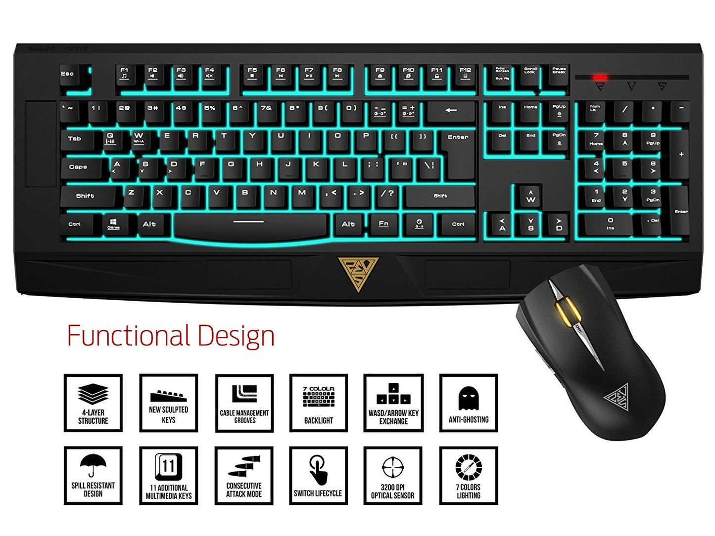 GAMDIAS GAMING (GKC 6001) KEYBOARD