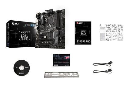 MSI Z370 PC PRO Intel Compatible Motherboard for Desktop Computer/PC