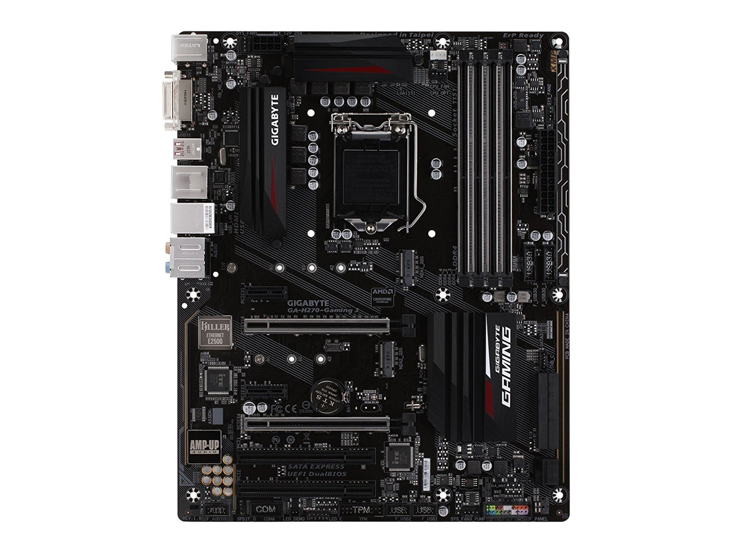 GIGABYTE H270 GAMING 3 Intel Compatible Motherboard for Desktop Computer/PC