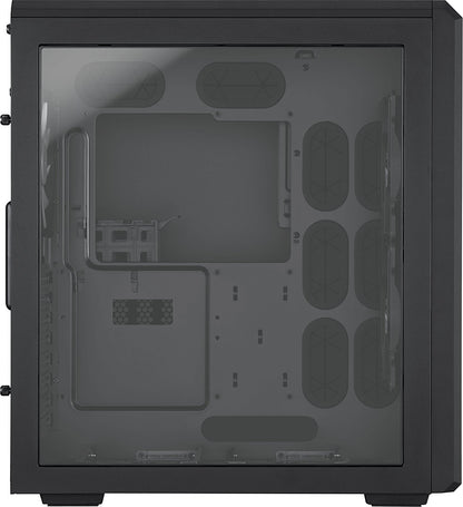 CORSAIR AIR 540 CUBE (With Transparent Side Panel Window) Desktop Computer/PC Cabinet
