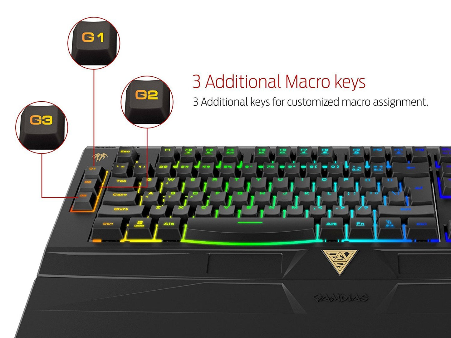 GAMDIAS GAMING (GKC 6011) KEYBOARD