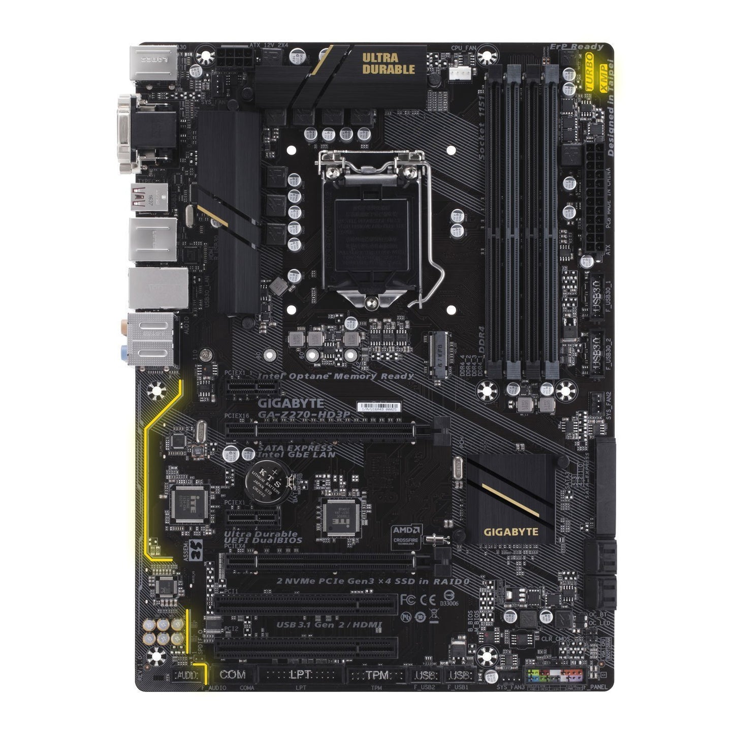 GIGABYTE Z270-HD3P Intel Compatible Motherboard for Desktop Computer/PC