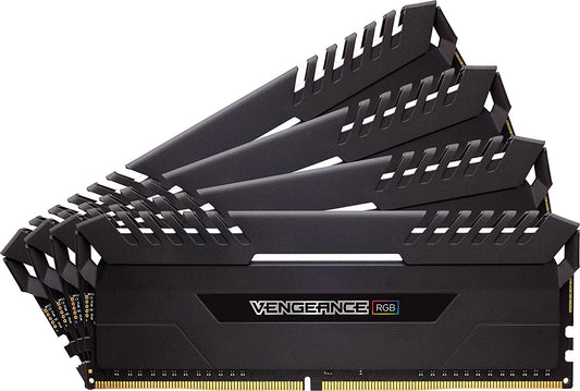 CORSAIR 32GB (8X4) DDR4 RGB (3000MHz) RAM for Desktop Computer/PC