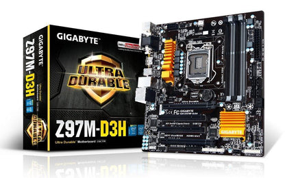 GIGABYTE Z97M-D3H Intel Compatible Motherboard for Desktop Computer/PC