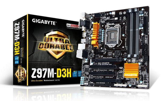 GIGABYTE Z97M-D3H Intel Compatible Motherboard for Desktop Computer/PC