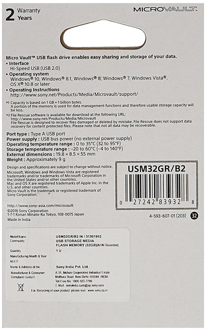 SONY 32GB CLASSIC Pen Drive