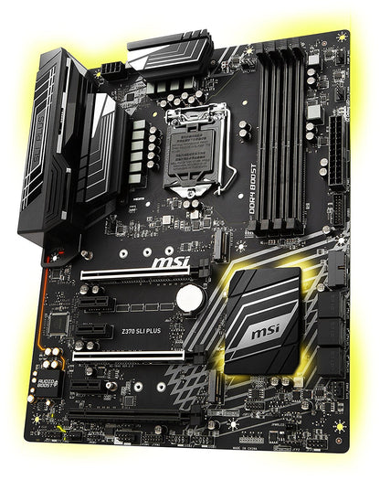MSI Z370 SLI PLUS Intel Compatible Motherboard for Desktop Computer/PC