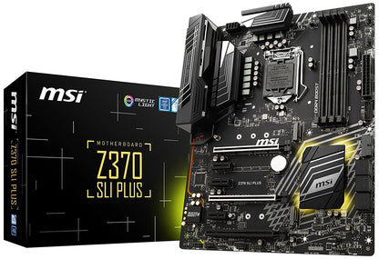 MSI Z370 SLI PLUS Intel Compatible Motherboard for Desktop Computer/PC
