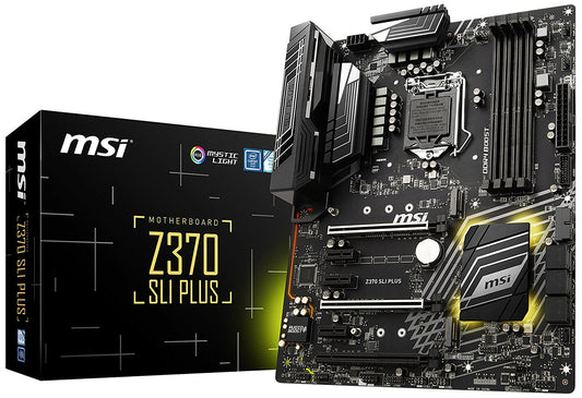 MSI Z370 SLI PLUS Intel Compatible Motherboard for Desktop Computer/PC