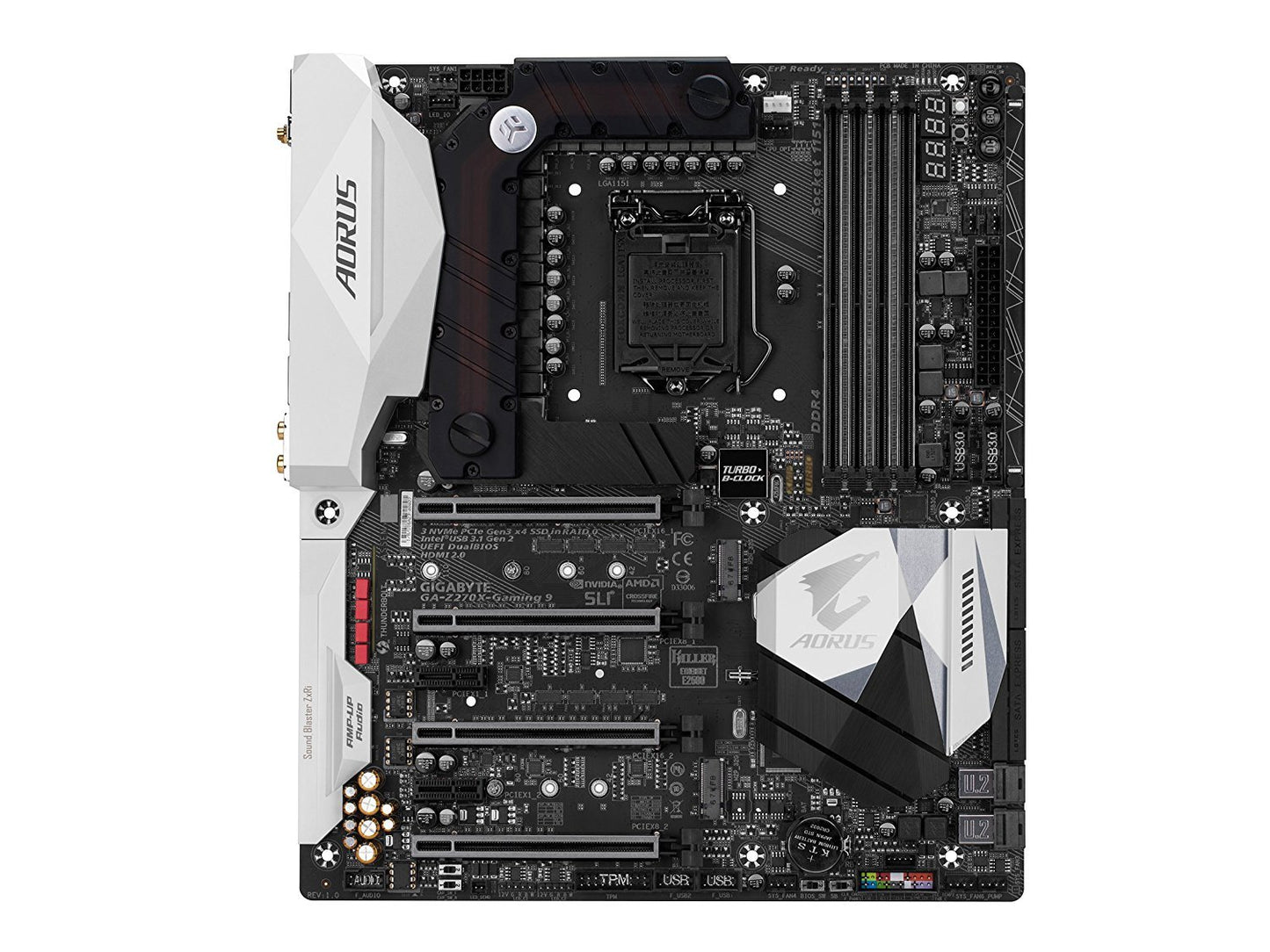 GIGABYTE Z270X-GAMING 9 AORUS Intel Compatible Motherboard for Desktop Computer/PC